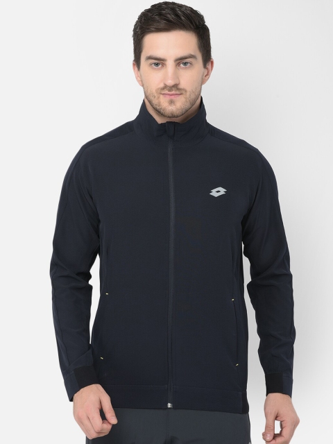 

Lotto Men Navy Blue Sporty Jacket