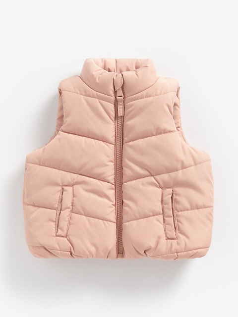 

mothercare Infant Girls Pink Solid Padded Jacket