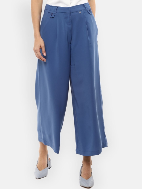 

Van Heusen Woman Women Blue Culottes Trousers
