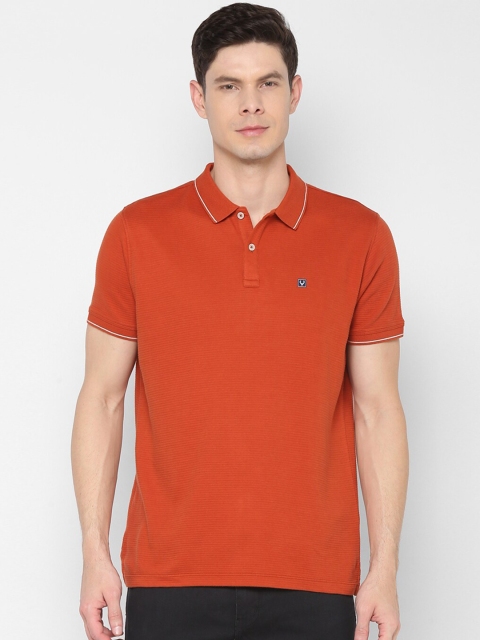 

Allen Solly Sport Men Orange Polo Collar Pure Cotton T-shirt