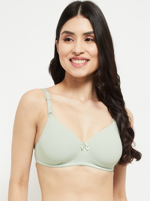 

max Green Lightly Padded T-shirt Bra