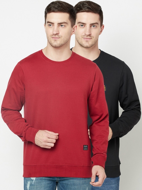 

ELEGANCE Men Multicoloured Colourblocked Sweatshirt, Multi