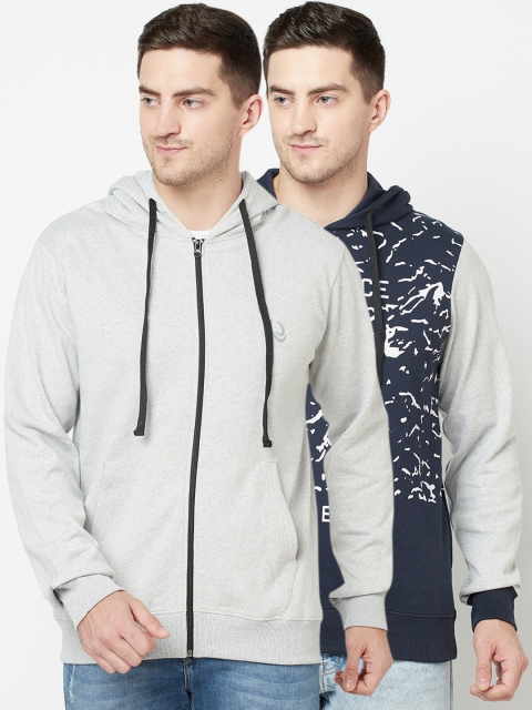 

ELEGANCE Men Pack Of 2 Sweatshirt, Grey