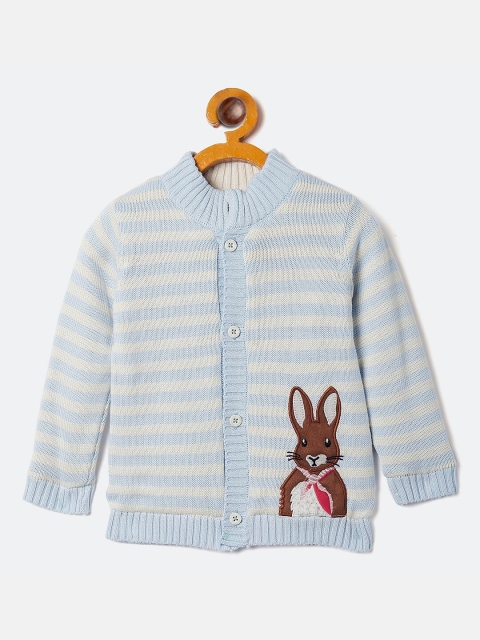 

JWAAQ Boys Blue Striped Cardigan