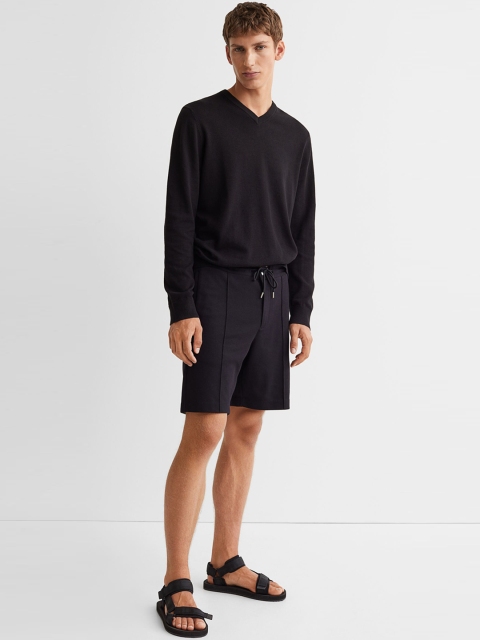 

H&M Men Blue Slim Fit Jersey shorts