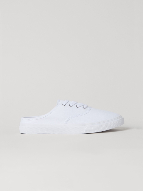 

H&M Women White Solid Slip-on Trainers