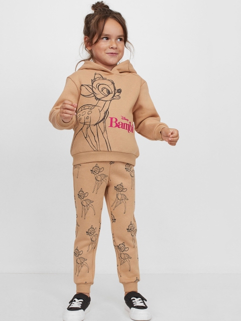 

H&M Girls Beige 2-Piece Printed Set