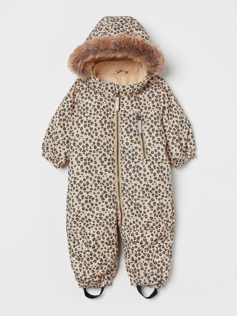 

H&M Girls Beige Water-Repellent All-In-1Suit
