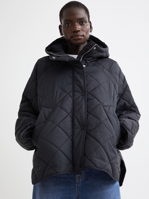 

H&M Women Black Quilted Jacket