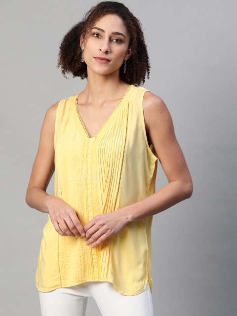 

Lakshita Yellow Regular Top