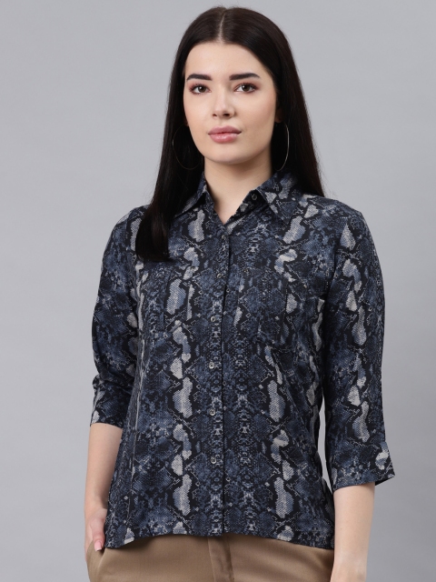 

Lakshita Women Multicoloured Animal Printed Casual Shirt, Multi