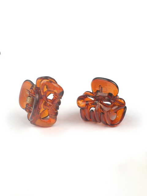 

Basicare Women Set of 2 Brown Mini Claw Hair Clip