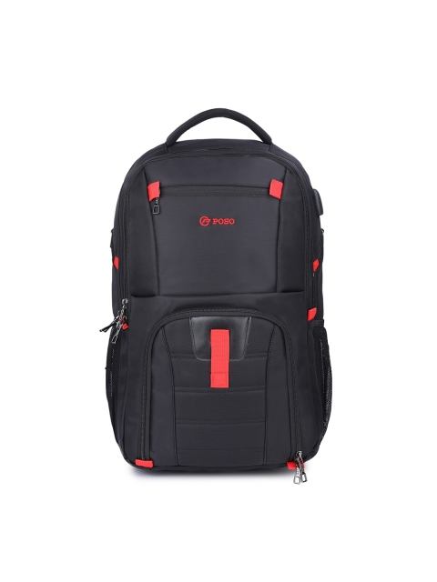 

POSO Women Black & Red Laptop Bag