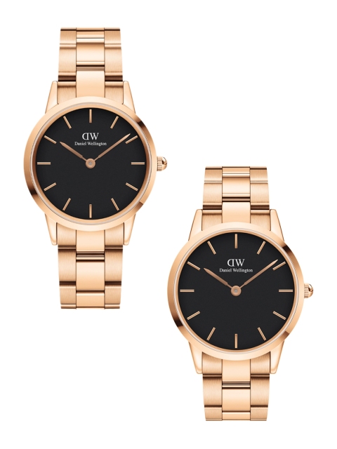 

Daniel Wellington Rose Gold-Toned Stainless Steel Couple Watch Gift Set DW00501019