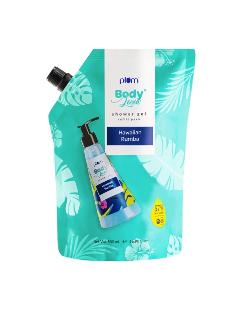 

Plum BodyLovin Hawaiian Rumba Shower Gel Refill Pack 500 ml, Blue