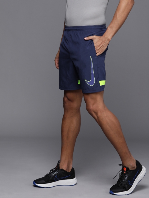 

Nike Men Navy Blue Standard Fit Solid Dri-FIT ACD WP GX Sustainable Football Shorts