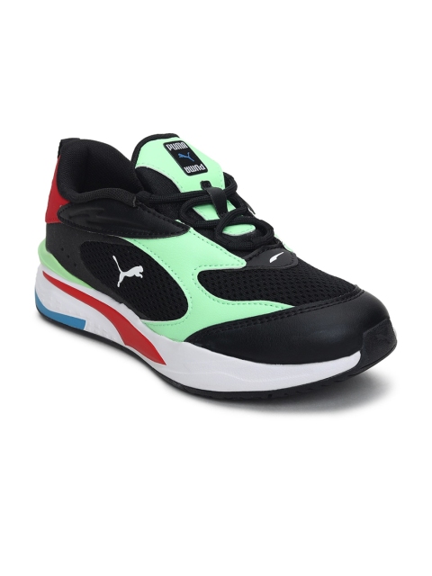 

Puma Kids Black Colourblocked RS-Fast Kids Sneakers