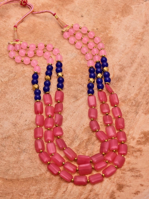 

Tistabene Women Coral & Pink Layered Necklace
