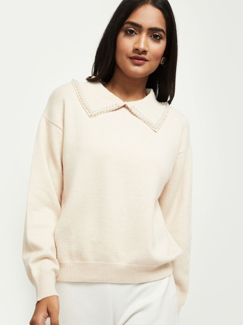 

max Beige Regular Top