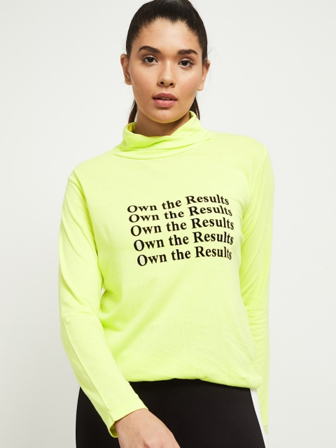 

max Lime Green Regular Top