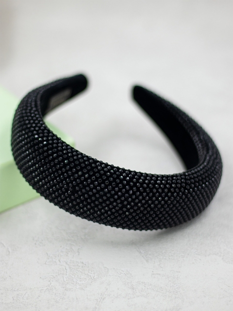 

Bellofox Women Black Embellished Hairband