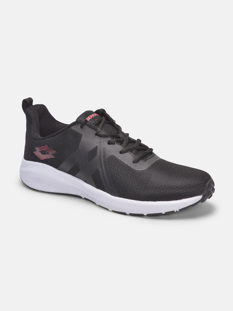 

Lotto Men Black Mesh Running Shoes