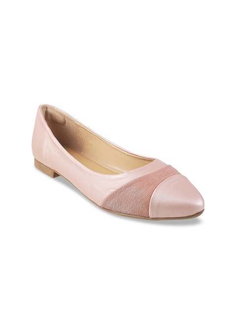 

Metro Women Peach-Coloured Colourblocked Ballerinas Flats