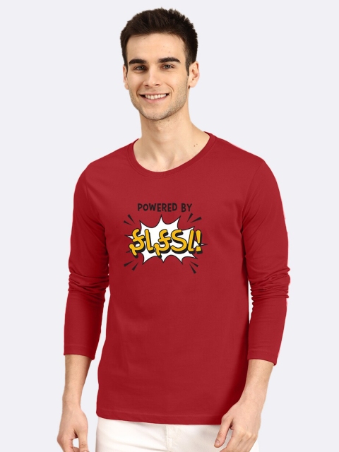 

Bewakoof Men Red Printed T-shirt