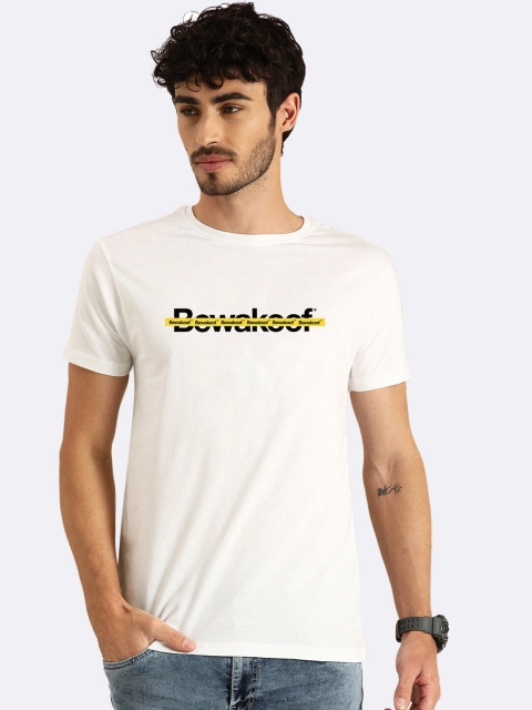 

Bewakoof Men White T-shirt