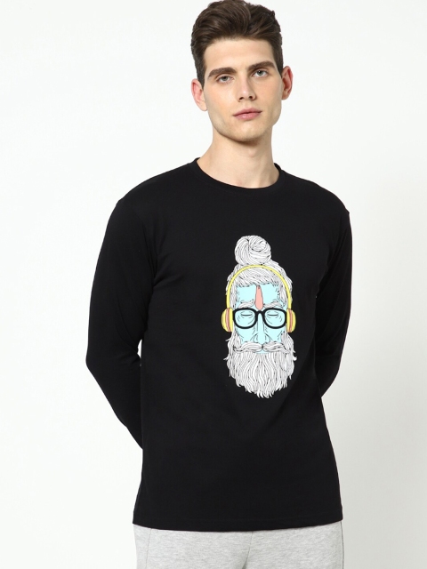 

Bewakoof Men Black Printed T-shirt