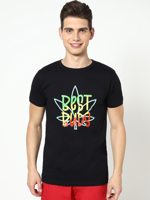 

Bewakoof Men Black Printed T-shirt