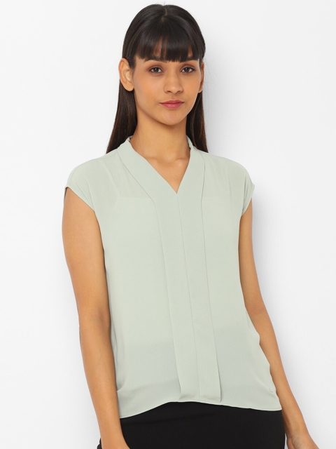 

Allen Solly Woman Green Regular Top