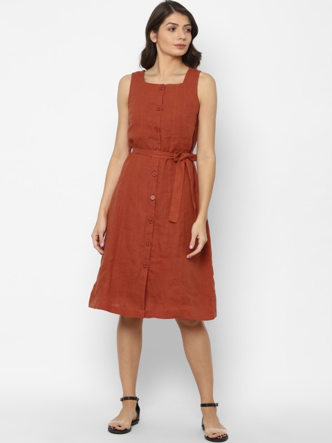 

Allen Solly Woman Orange Dress