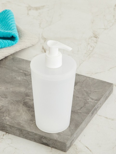 

Home Centre Orion White Solid Polypropylene Soap Dispenser