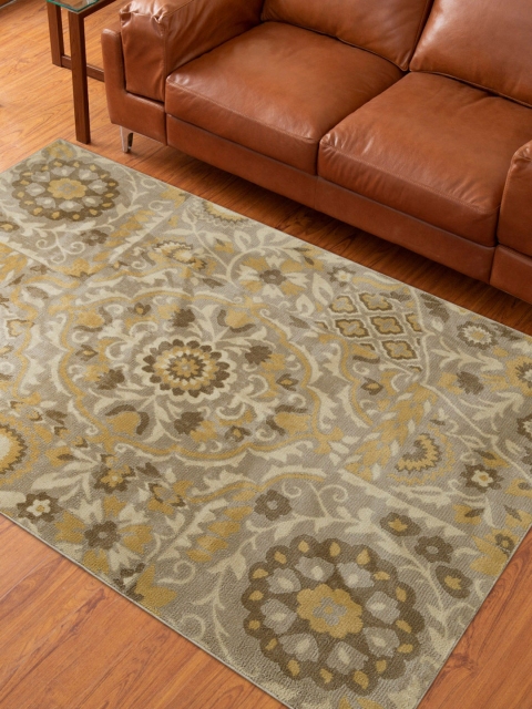 

Home Centre Savanna Beige Textured Woven Polyester Carpet - 150x210cm