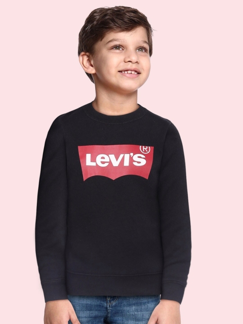 

Levis Boys Black Printed Sweatshirt