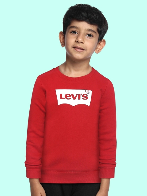 

Levis Boys Red LVB Sweatshirt