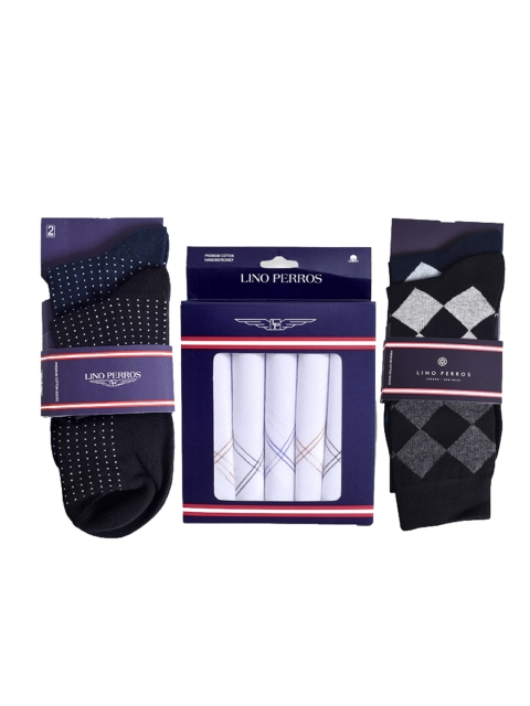 

Lino Perros Men Accessory Gift Set, White