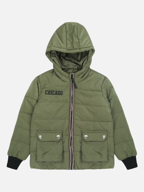 

GOJI Boys Olive Green Lightweight Padded Jacket