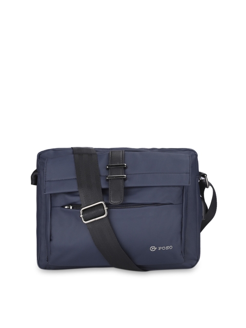 

POSO Blue Structured Sling Bag