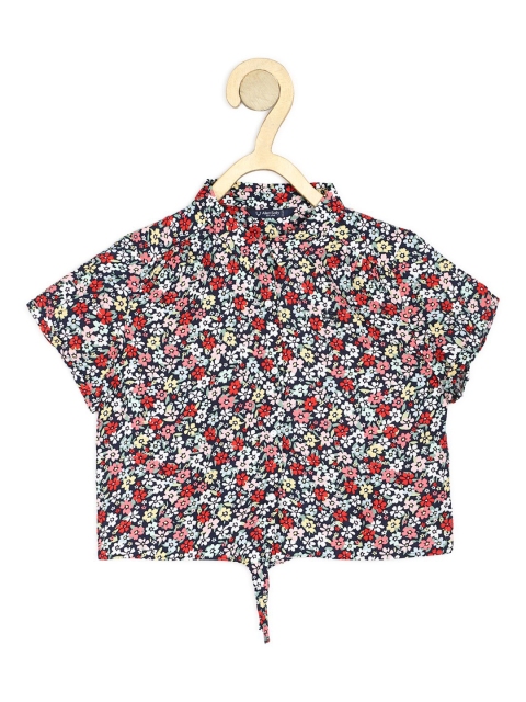 

Allen Solly Junior Multicoloured Floral Boxy Top, Multi