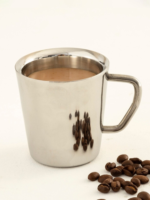

Home Centre Silver-Toned Solid Copper Glossy Mug