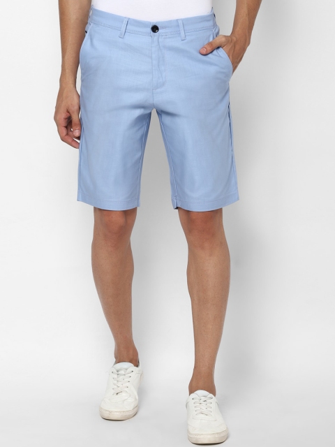 

Allen Solly Men Blue Slim Fit Regular Shorts