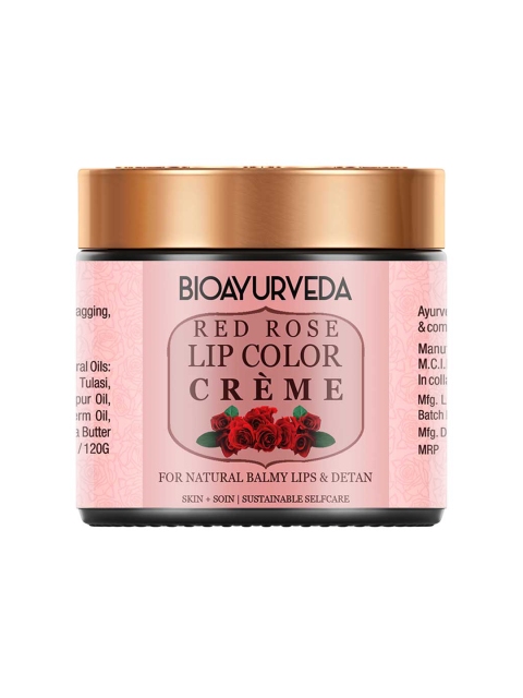 

BIOAYURVEDA Unisex Red Rose Lip Color Creme - 120 g