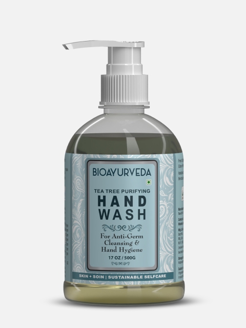 

BIOAYURVEDA Tea Tree Purifying Hand Wash 500g, Blue