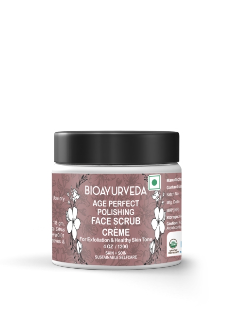 

BIOAYURVEDA Age Perfect Polishing Face Scrub Creme 120g, Pink