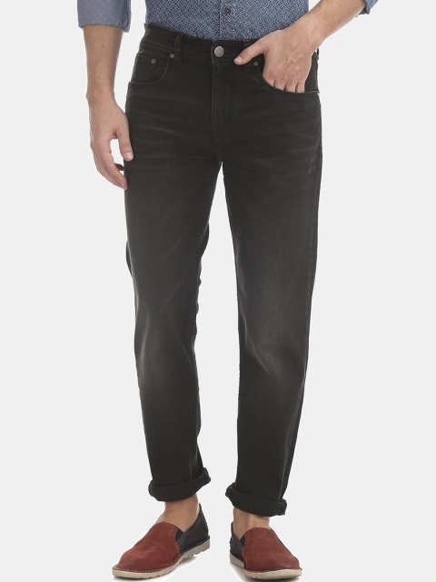 

AD By Arvind Men Black Slim Fit Light Fade Jeans