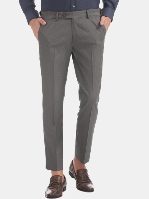 

AD By Arvind Men Blue Formal Trousers