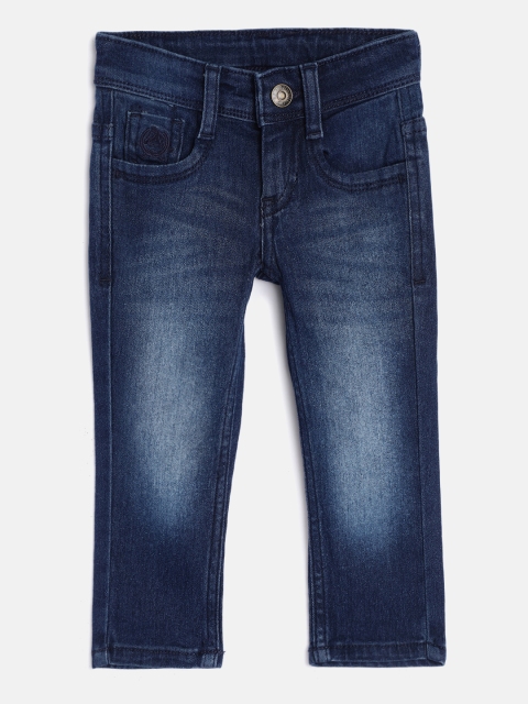 

U.S. Polo Assn. Kids Boys Blue Regular Fit Clean Look Stretchable Jeans