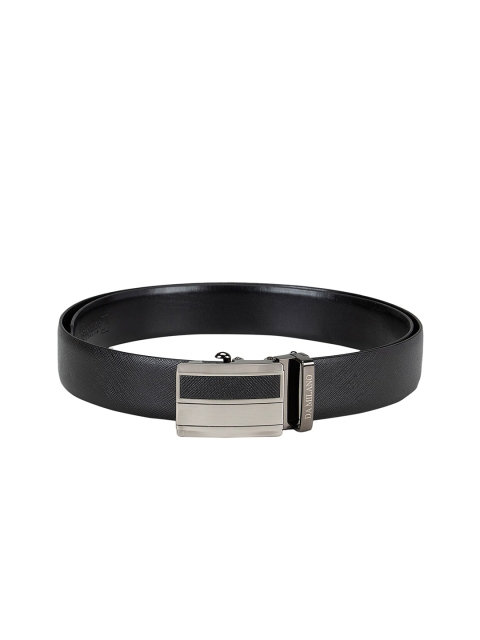 

Da Milano Men Black Leather Belt